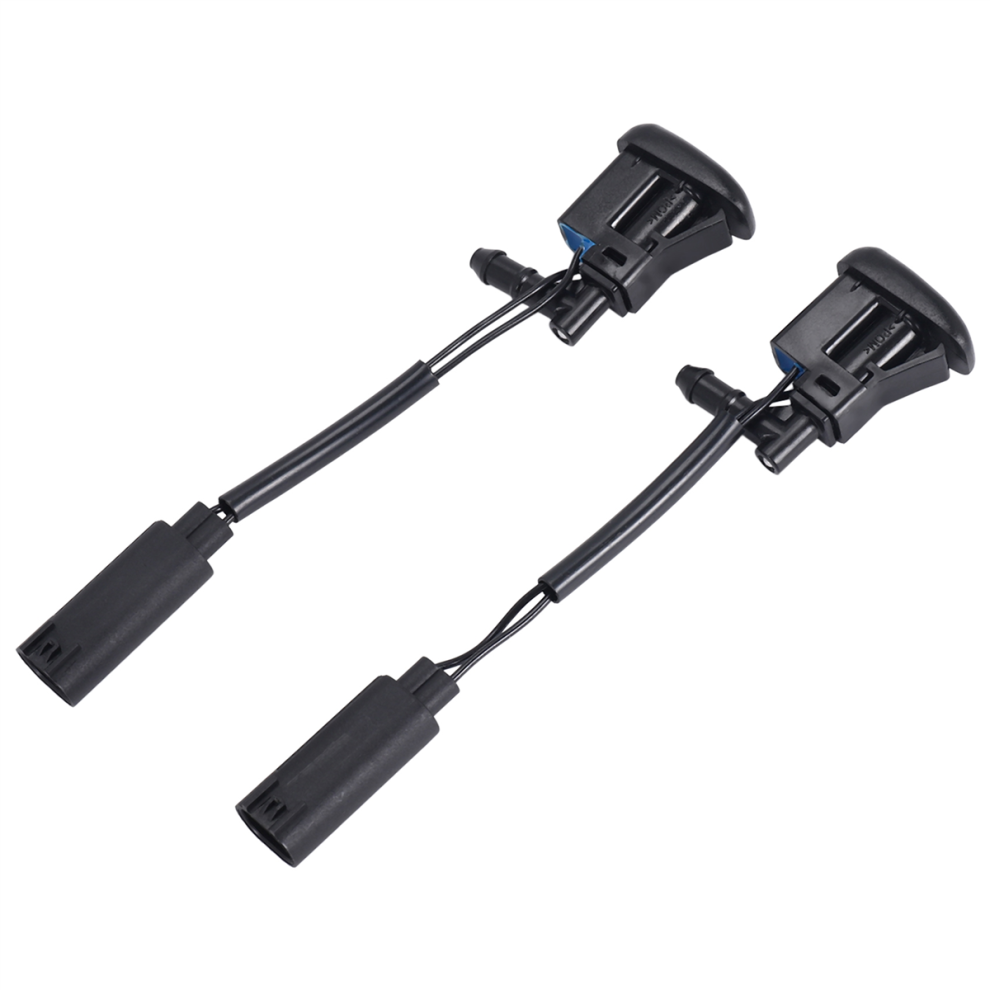 1Pair New Windshield Heated Washer Sprayer Nozzle Jet 61667110851 4763517375363