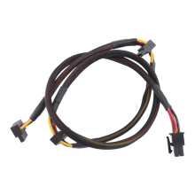 6-polig till 3-portars strömkabel 18AWG-tråd 80 cm för ECO-serien