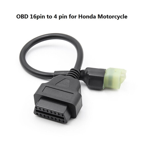 OBD2 auf 4-poliges Diagnoseadapterkabel, Teile für Motorräder 2