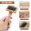 Ταπετσαρία υφαντικής χτένας Μακραμέ Slicker Brush Βαμβακερό σχοινί Ανοιχτός κόμπος 7