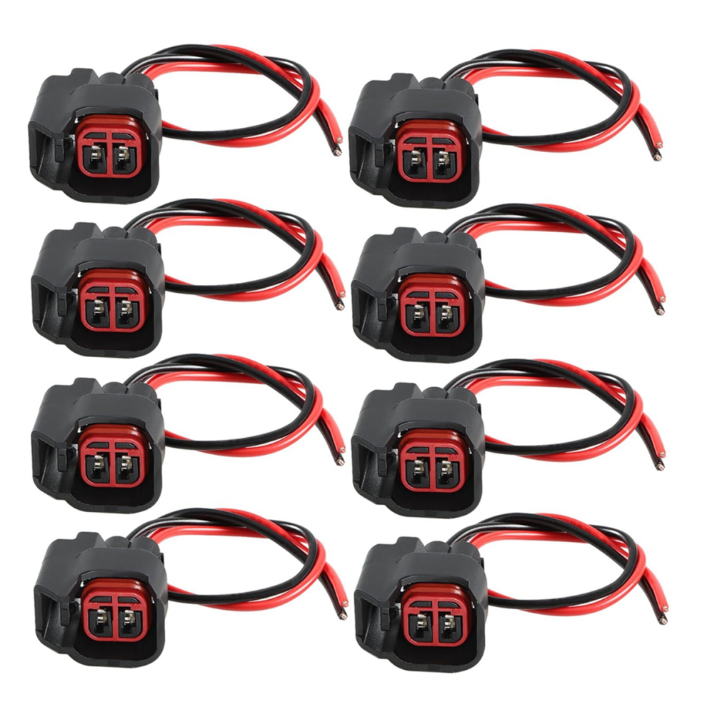 Fuel Injector Connector Pigtail Wire Harness For 8Pcs 4763517379569