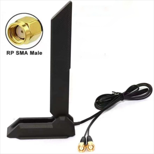 Para Antena PCI-E Placa de Rede Multibanda Antena Magnética 1