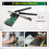 Wireless Card WiFi Mini PCI-E Express to PCI-E Adapter with 2 Antenna 6