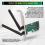 Wireless Card WiFi Mini PCI-E Express to PCI-E Adapter with 2 Antenna 4