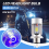 H4 LED Προβολέας Λαμπτήρας Μοτοσικλέτας Hi/Lo Beam με Φως 25W 4
