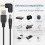Universal 5V USB Power Cord, USB to Dc Power Cable 7