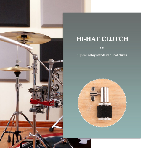 Συμπλέκτης Hi-Hat από κράμα για κρουστά τυμπάνων τζαζ με βάση Hi Hat Cymbal 2