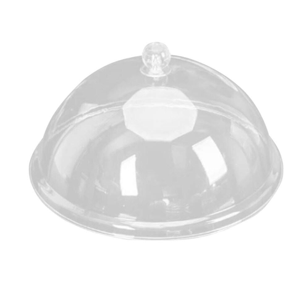 Dôme d'affichage en acrylique transparent pour aliments et collations, couvercle anti-poussière C