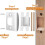 4 Pack Door Latch Strike Plate - Κιτ επισκευής πλάκας κλειδαριάς πόρτας 2