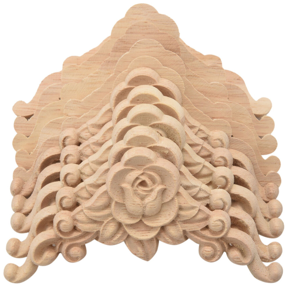 10PCS Carved Decal Corner Decorate Frame Wooden Figurines Cabinet-image-OPC-PGHZ6KG-NEW