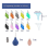 Ceramic Precision Tip Applicator Bottle for Pottery Glaze Sliding 2
