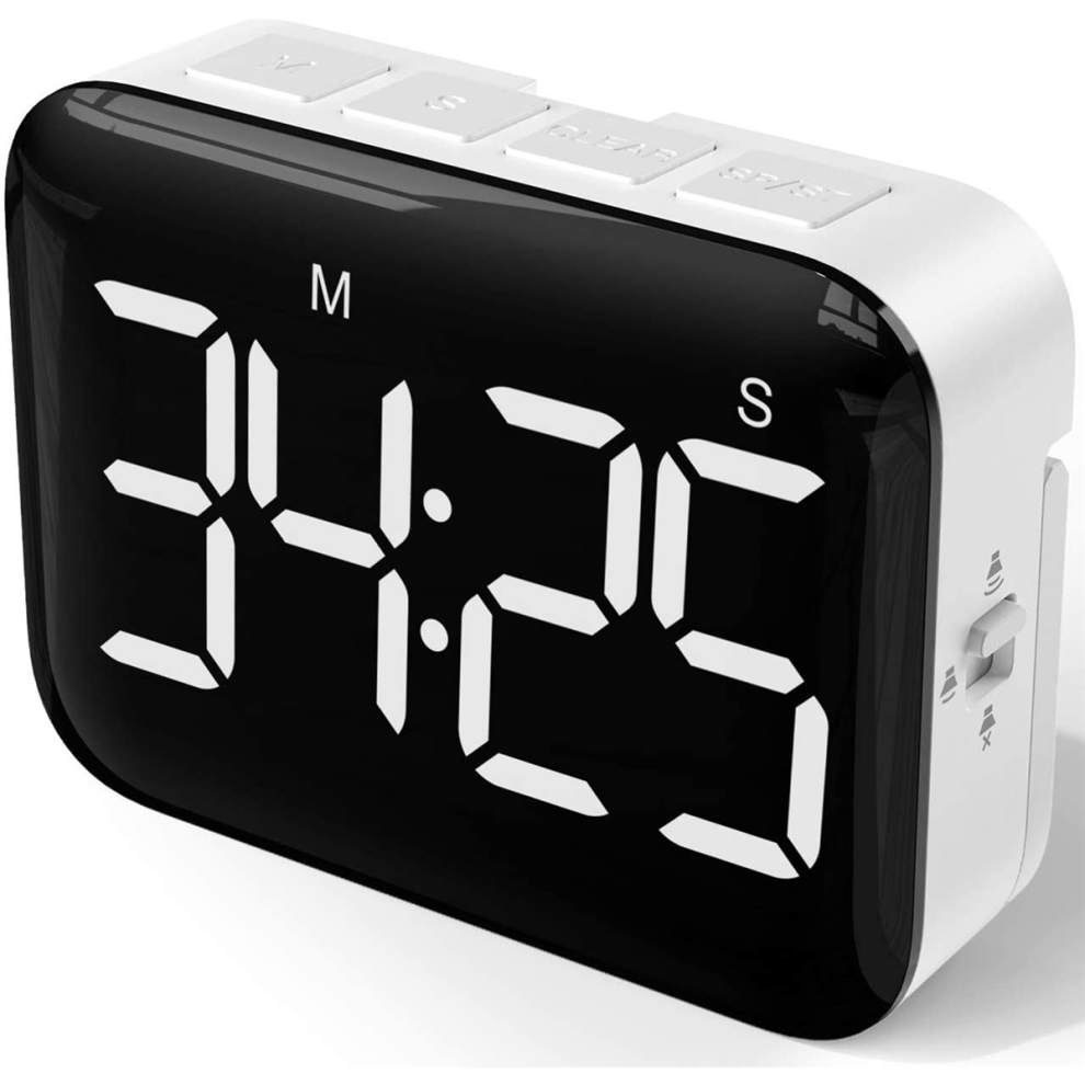 Digital Kitchen Timer - Magnetic Countdown Count Up Timer