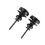 2Pcs Guitar Strap Locks Retainer Security for Electric Guitar Bass,A 2