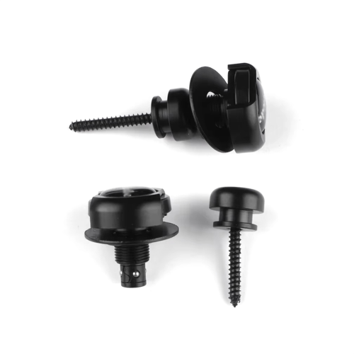 2Pcs Guitar Strap Locks Retainer Security for Electric Guitar Bass,A 2