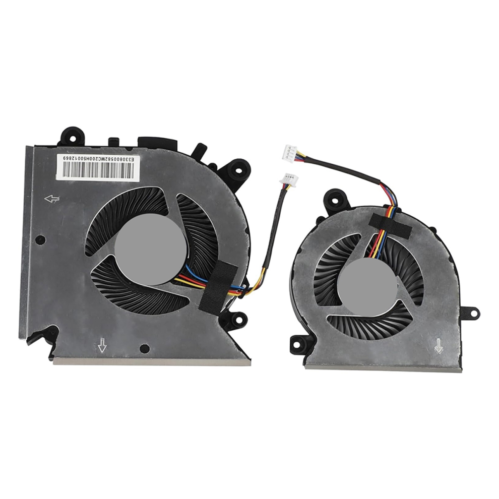 Cpu+Gpu Cooling Fan Replacement For Gf65 Gf65 Thin Dual Fans Black 4853157146383