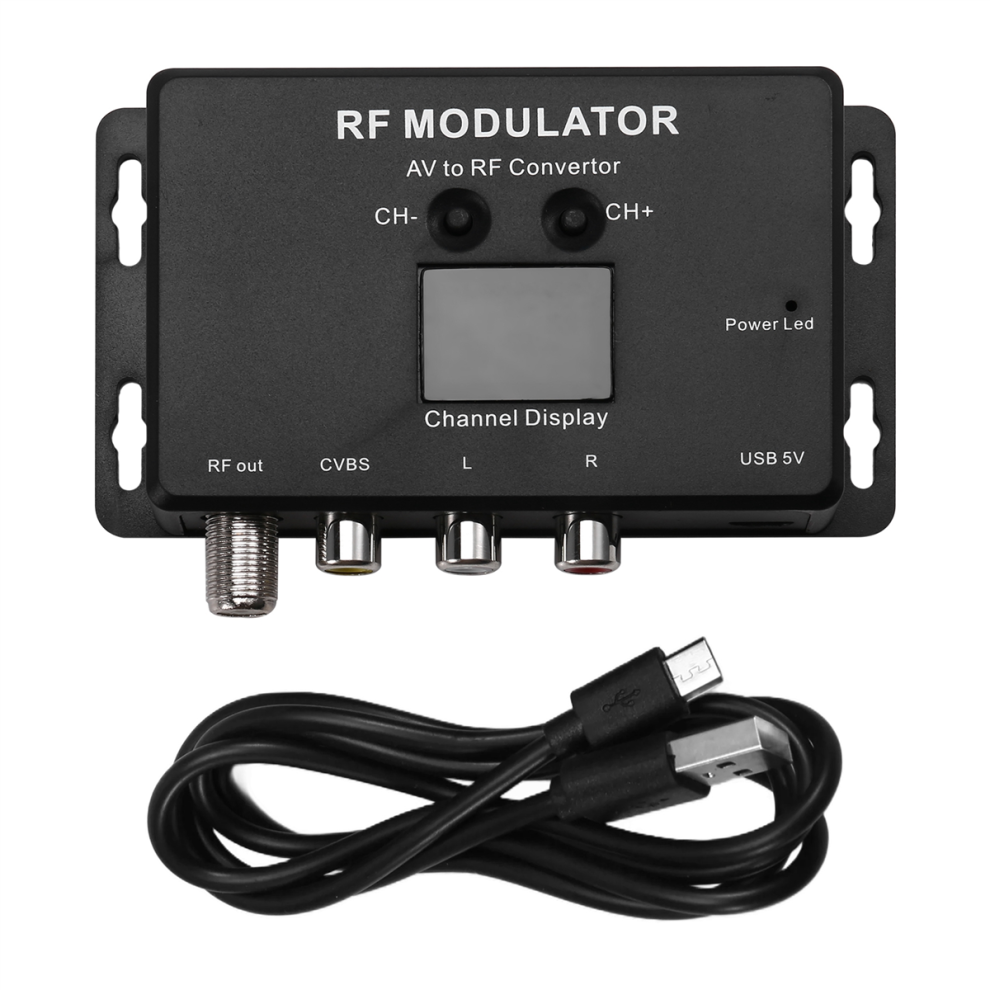 M60 Rf Modulator Av To Rf Converter Uhf Modulator Rf Signal Converter 4853157153060
