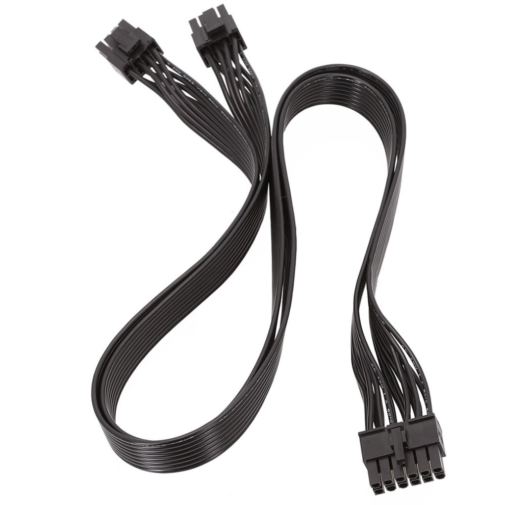 12Pin To Dual 8Pin(6+2) Pci-E Modular Power Cable For (60Cm) 4853157155484