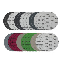 30Pcs 5-Inch Sanding Disc Sets, Hook&Loop 5-Inch 8-Hole Sandpaper