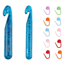 25 mm haaknaaldenset 20 mm haaknaald met 10 stuks markers Perfect