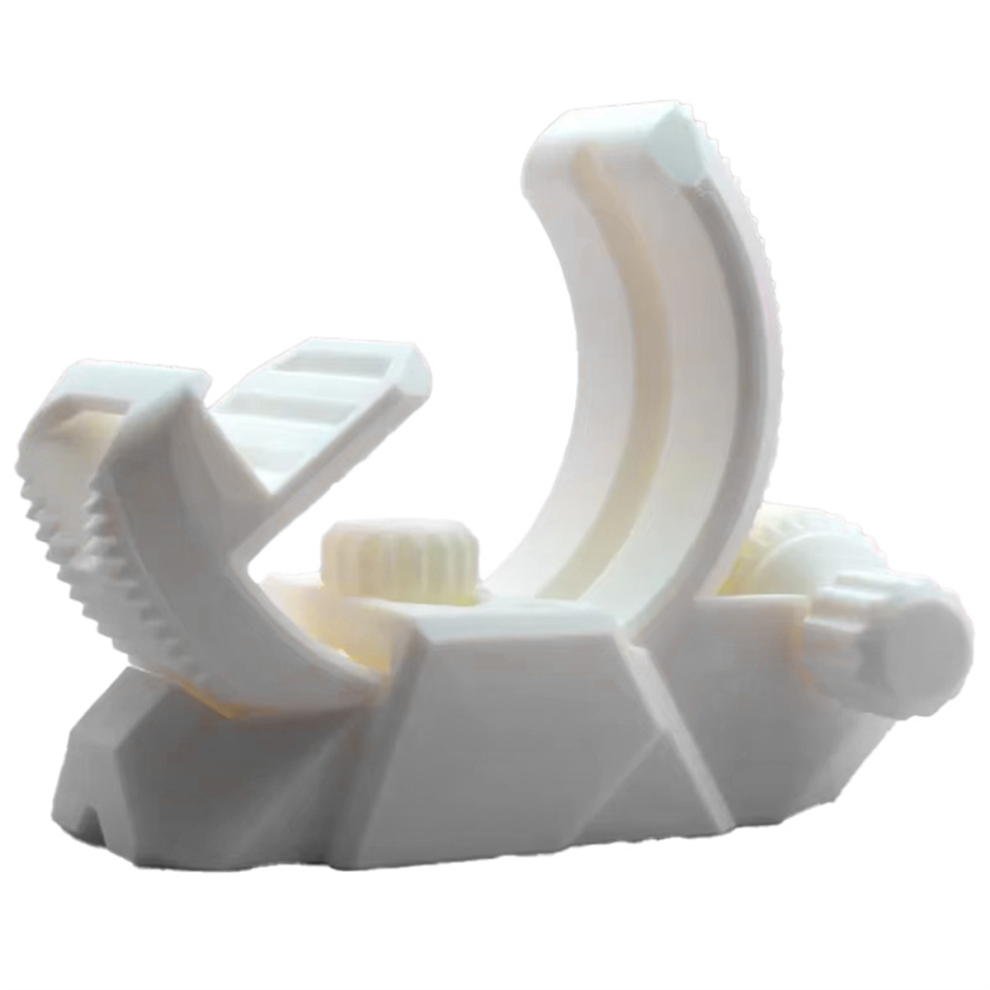 Support de téléphone imprimé à chevrons, accessoire de bureau, blanc
