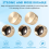 5Pc Solid Brass Refill Cap 1 LB Propane Bottle Tank for Outdoor Stove 7
