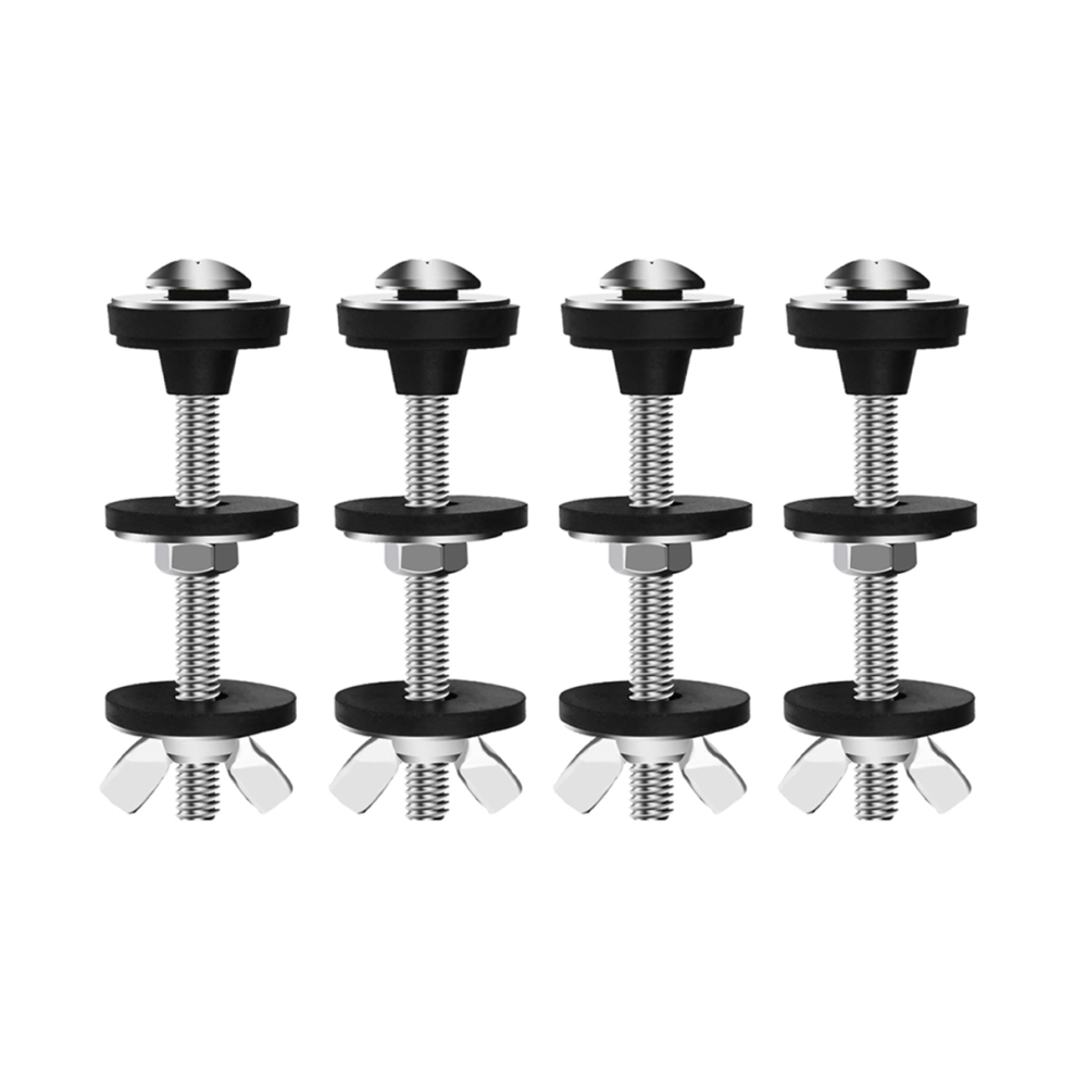 4Pcs Universal Toilet Tank To Bowl Bolts Kit, Heavy Duty, 4853949971018