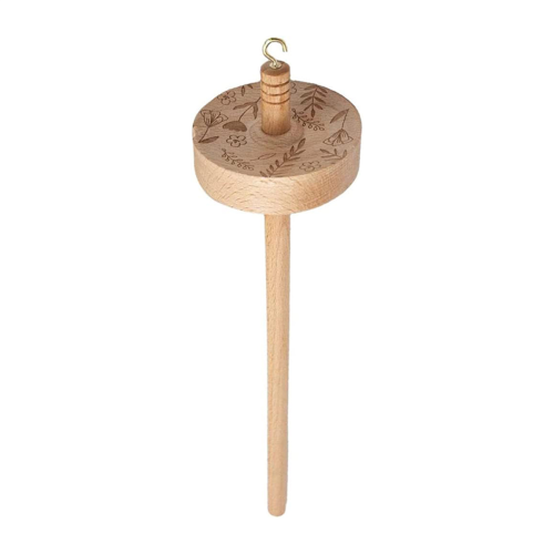Εργαλείο νήματος Drop Spindle, Ξύλινος τροχός κλωστής από σκληρό ξύλο για αρχάριους 2