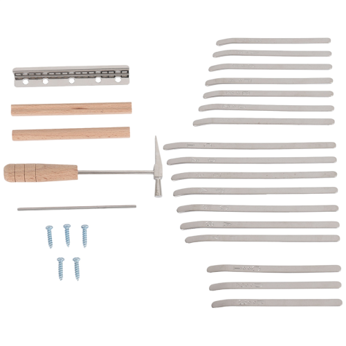17 Keys Kalimba DIY Kit Thum Ανταλλακτικά πιάνου με Keys Bridge 2