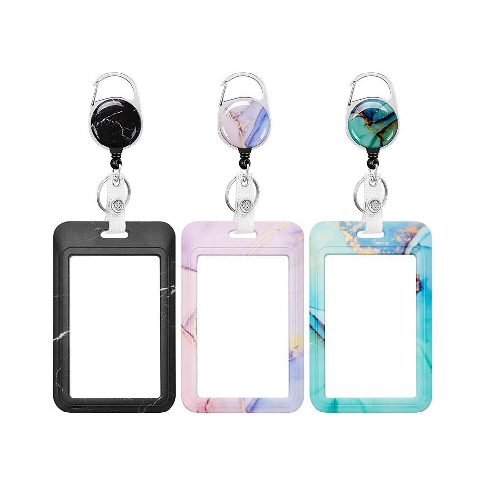 Photos - Other Office Equipment 3 Pack Heavy Duty Badge Holder with Retractable Reel