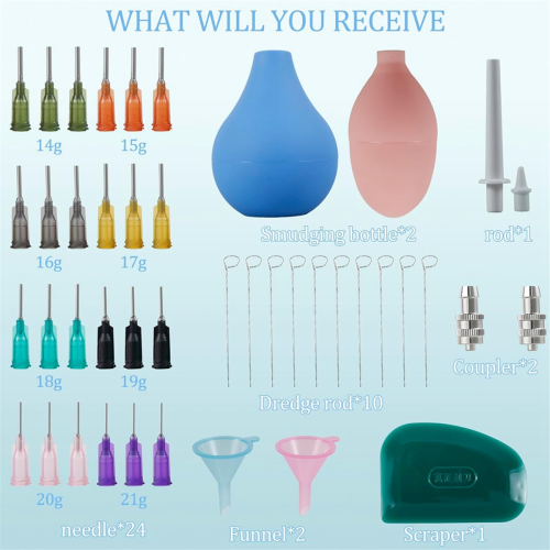 Pottery Precision Applicator Set,Pottery Tools for Pottery Glaze Slip 2