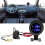 DC 9-36V voltmeter autoteploty vody so snímačom teploty vody 5