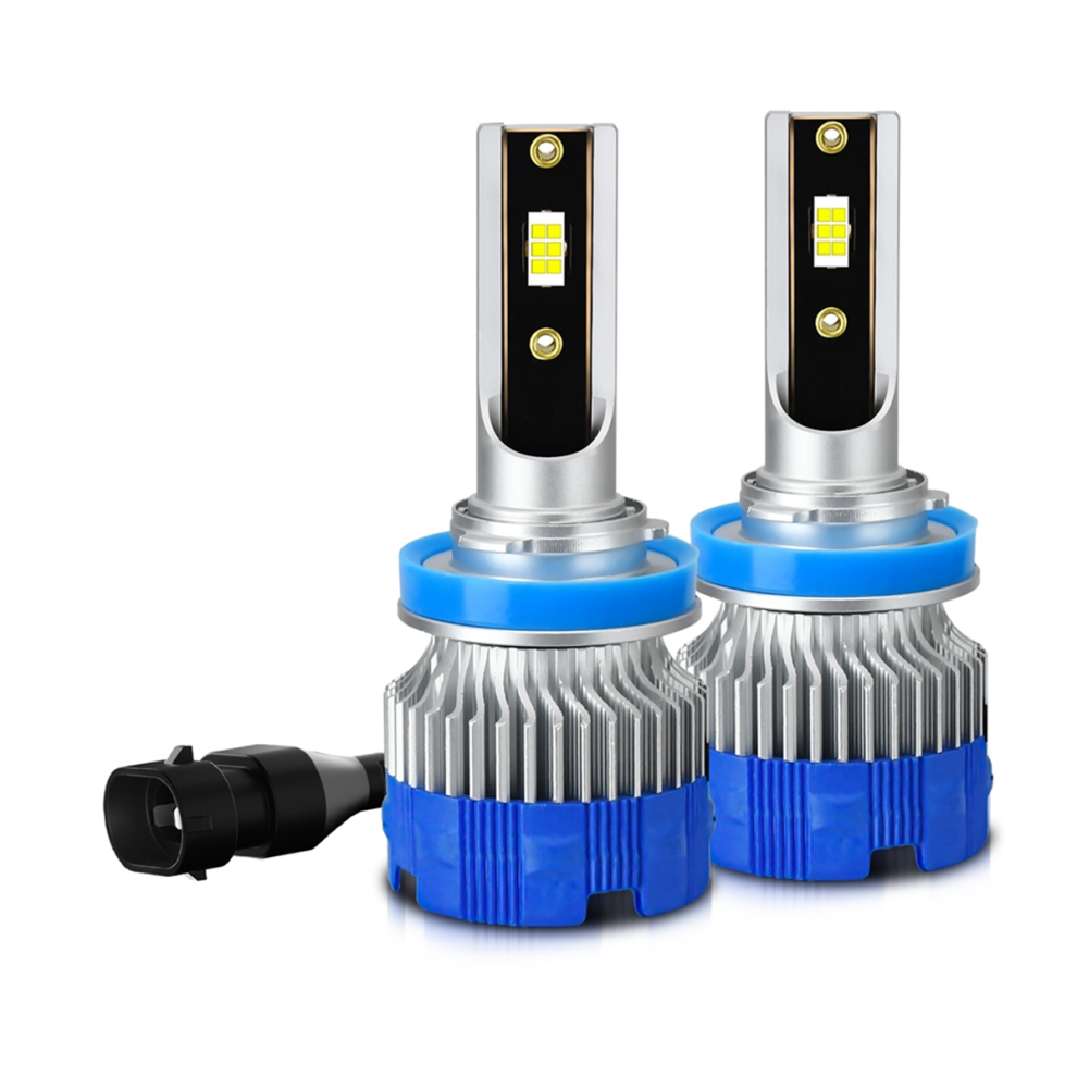 Lampadine Fendinebbia A Led H11, Fari Auto Canbus, 50 W 5000 Lm 6000 K