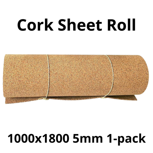 Cork Sheet Roll 5mm - 1000x1800mm - 1pack