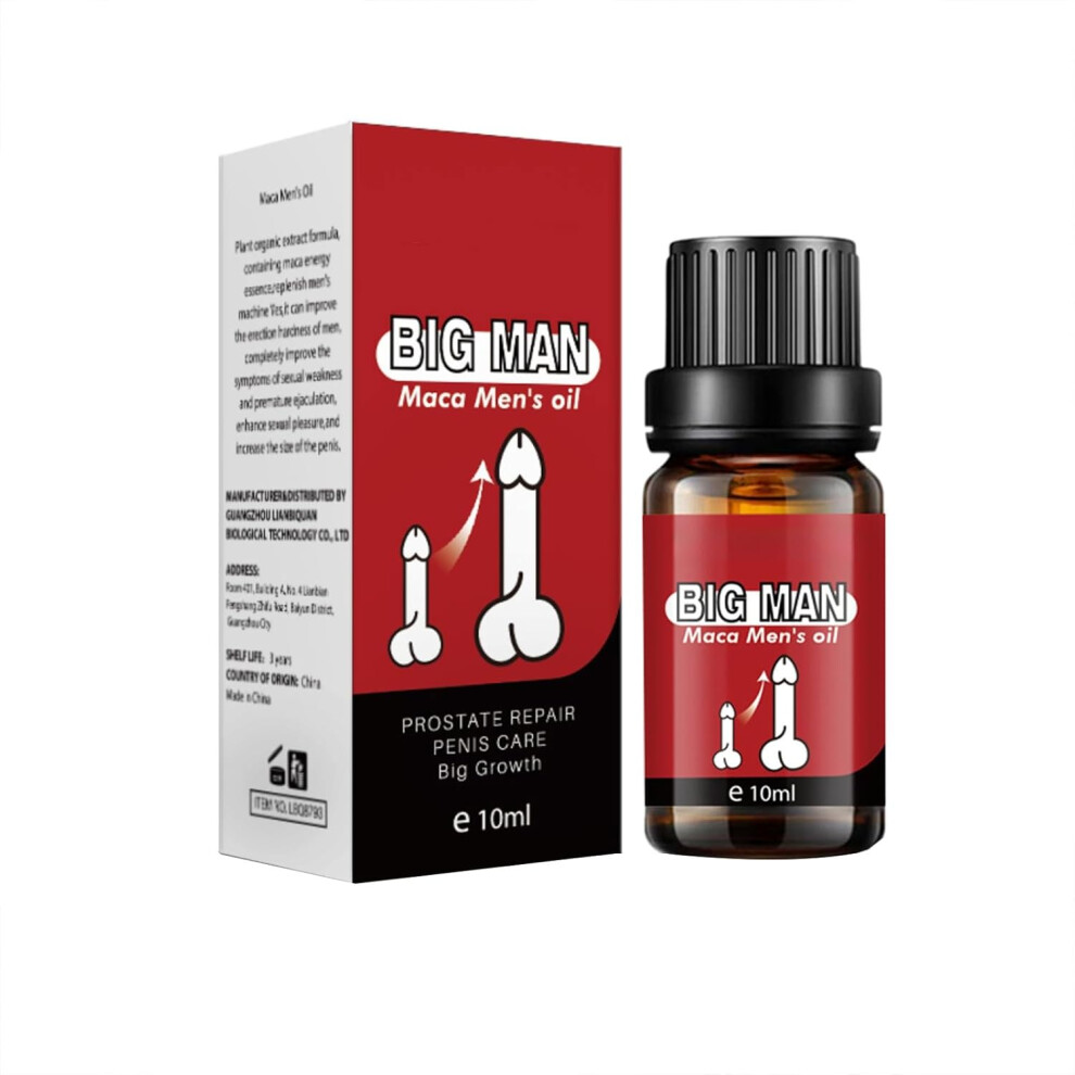 Gogerstar Men Massage Enlargement Oil, Energy Massage Essential Oil For Men 10Ml