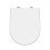 Balterley Luxury D Shape Top Fix Soft Close - White 7