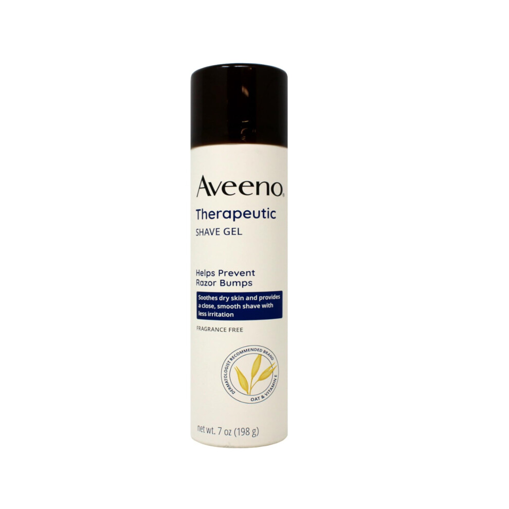 AVEENO Therapeutic Shave Gel 7 oz (Pack of 2)