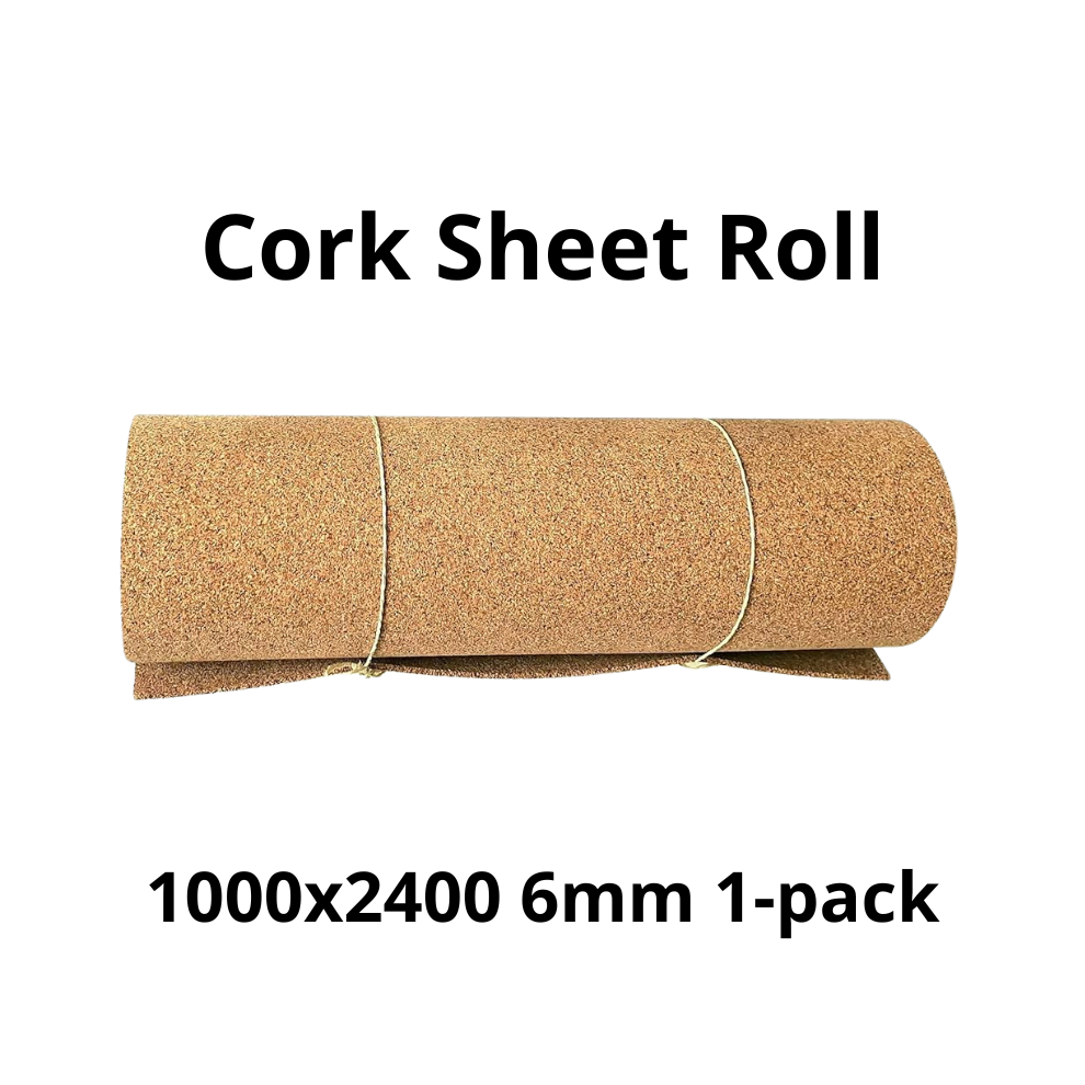 Cork Sheet Roll 6mm - 1000x2400mm - 1pack
