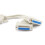 CablesOnline 8 inch DB25 Parallel Male/Dual Female Y-Splitter Printer 3