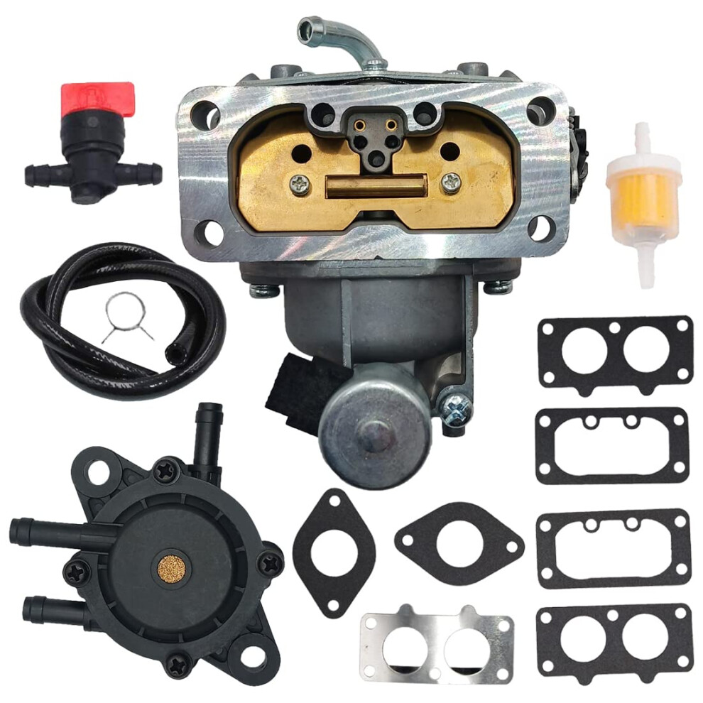 Carburetor Fit For Kawasaki Fh721v Fh641v Fh601v Fh661v Fh680v Fx801v 22Hp Engine Carb With Fuel Pump Gaskets Replaces 15004-0757 15003-7094 15004-100 785378256487