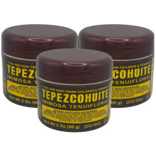 Del Indio Papago Tepezcohuite Night Cream 60g / 2,02Fl Oz 3 Pack - ?e??s? t?? ??a    ?? ??f?as?? - ?a?a???e? t?? at??e?e? t?? d??  at??
