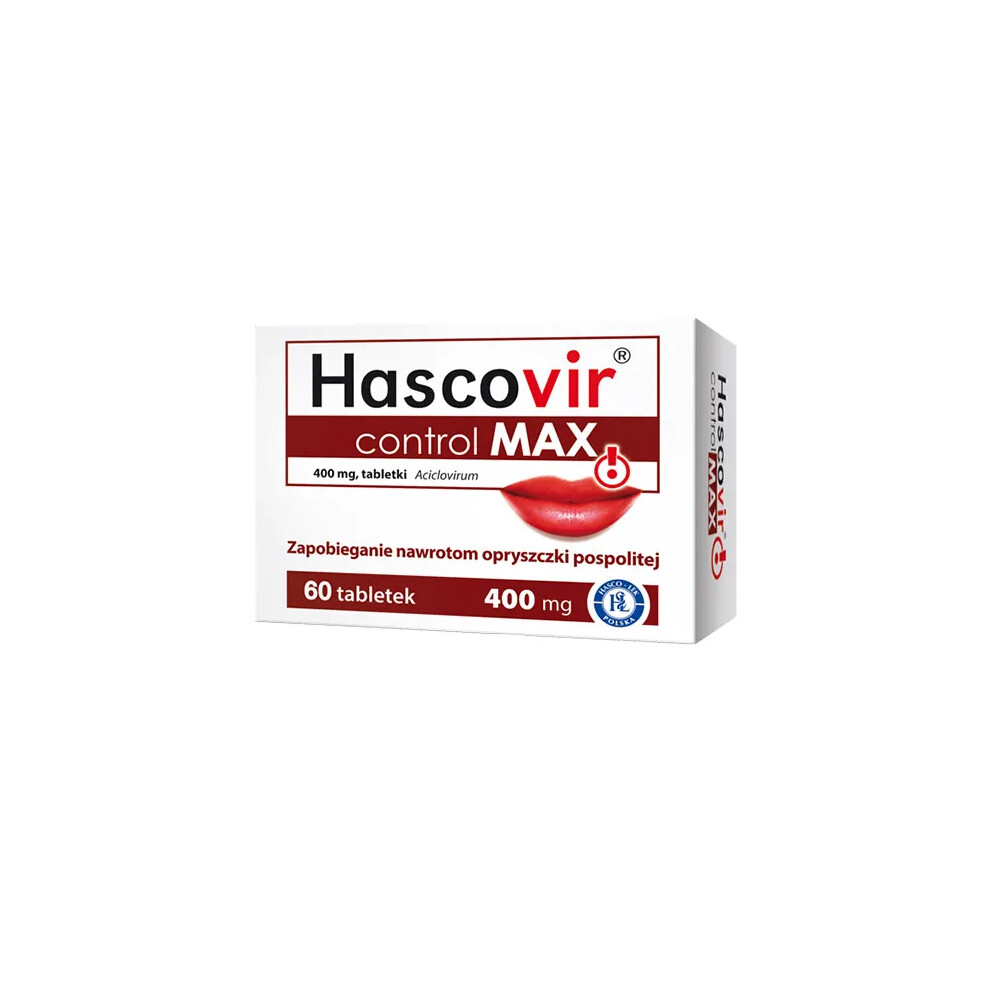 Hascovir Control MAX 60x tablets - UK STOCK - Same day dispatch