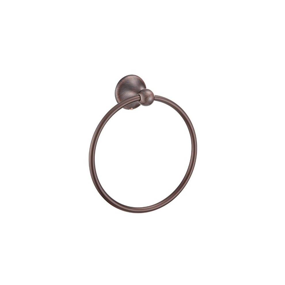 Peel & Impress Designers Impressions Newport Series Oil Rubbed Towel Ring Bronze
