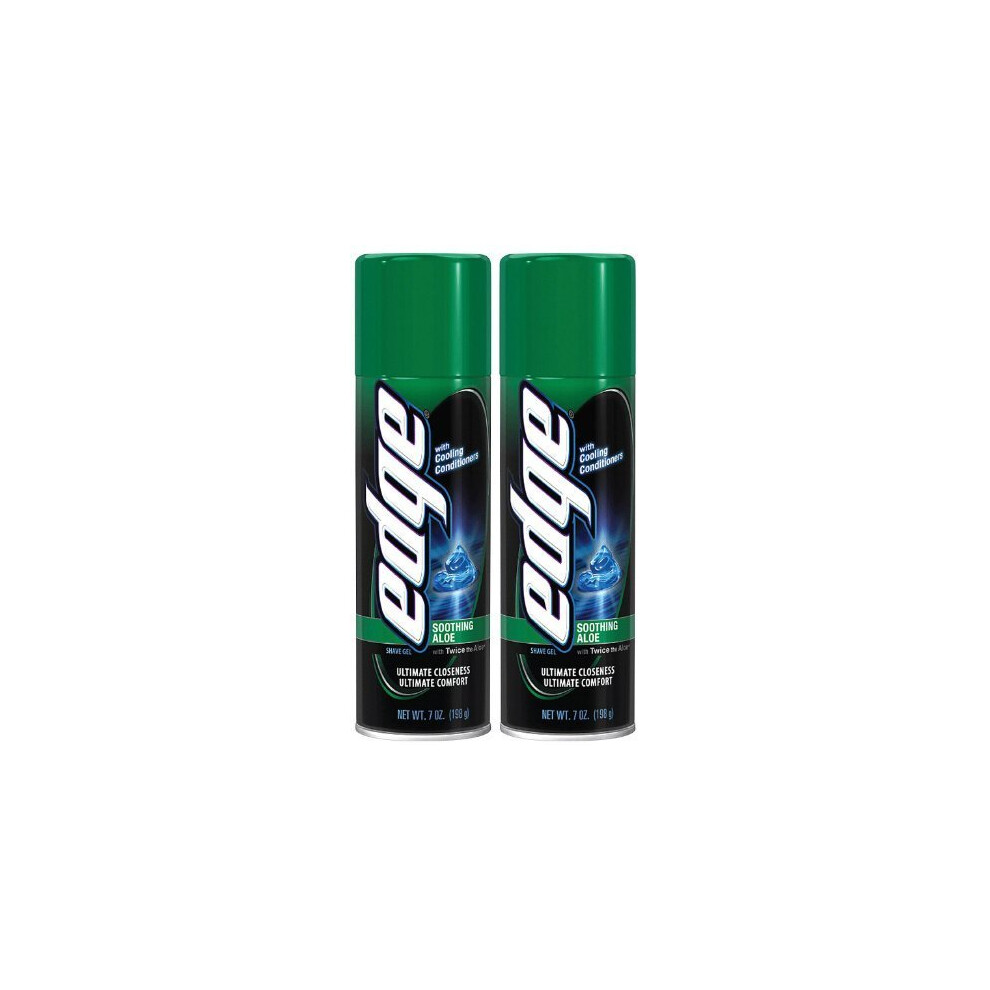 Edge Soothing Aloe Shave Gel - 7 oz - 2 pk