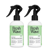 Fresh Wave Odor Eliminator Spray & Air Freshener 8 oz. | Pack of 2 | Fine Mist for Home | Safer Odor Relief | Natural Plant-Based Odor Eliminator | F