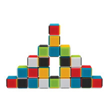 Infantino Press & Stay Sensory Blocks for Babies Age Grade 6m+ 24-Pi