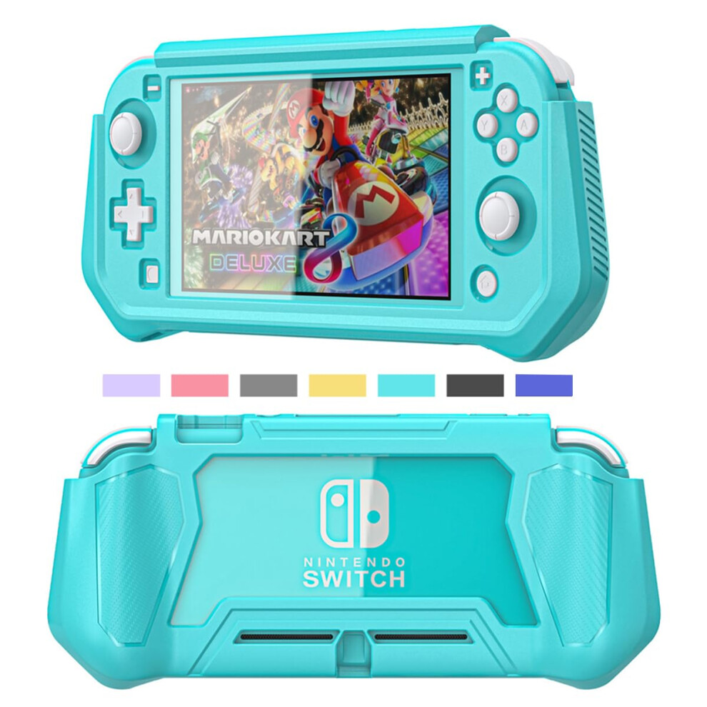 iNOTOGG Compatible with Nintendo Switch Lite Screen Protector Case Cover with Hand Grip  Detachable Protective Case with Shockproof and Anti-Scratch D-image-OPC-PFM7TTQ-NEW