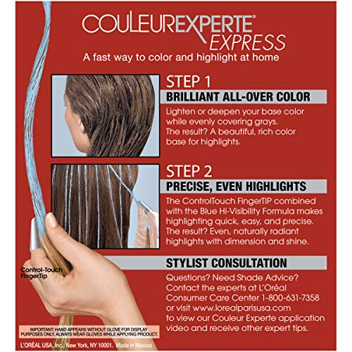 L’Oréal Paris L'Oreal Paris Couleur Experte 2-Step Home Hair Color and Highlights Ki 1