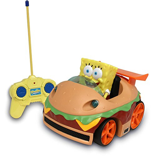 SpongeBob SquarePants NKOK Remote Control Krabby Patty with Spongebob Vehicle, Full Function 2