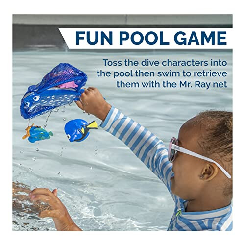 SwimWays Disney Finding Dory Παιχνίδι Κατάδυσης Mr. Ray, Μαθήματα για Παιδιά 5+ 2
