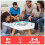 Upwords  Word Game with Stackable Letter Tiles & Rotating Game Board 2